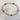 enewton - Signature Small Cross 2mm Gold Bracelet - Red | Stacking Bracelet