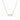 Julie Vos Kaleidoscope Delicate Necklace - Iridescent Clear Crystal