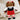 Cheerleader Knit Doll - Red & Black | Baby Gift