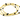 Emerson & Oliver Gold DIA Bracelets - Black Beaded